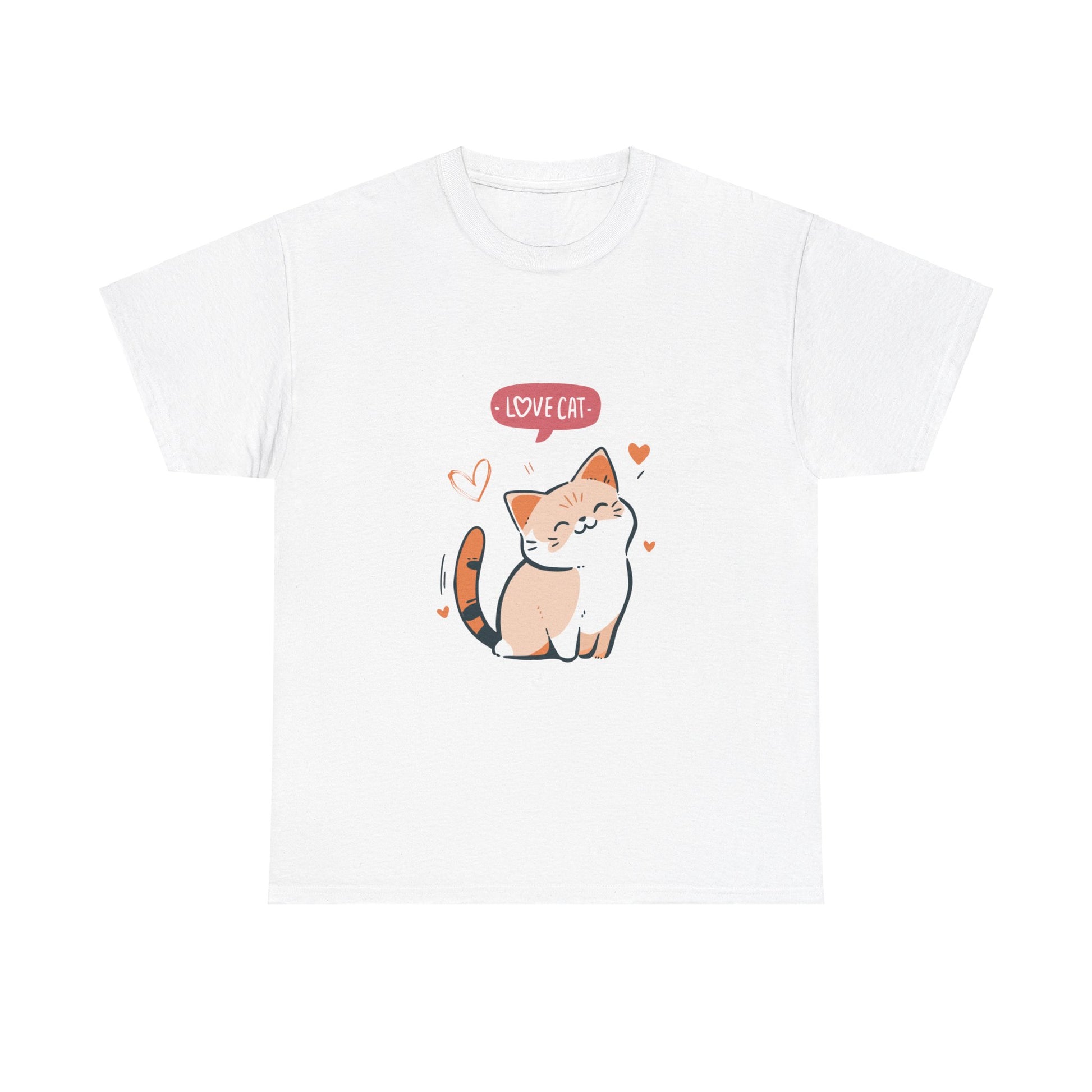 Love Cat Short Sleeve Tshirt - DUGO