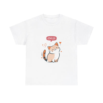 Love Cat Short Sleeve Tshirt - DUGO