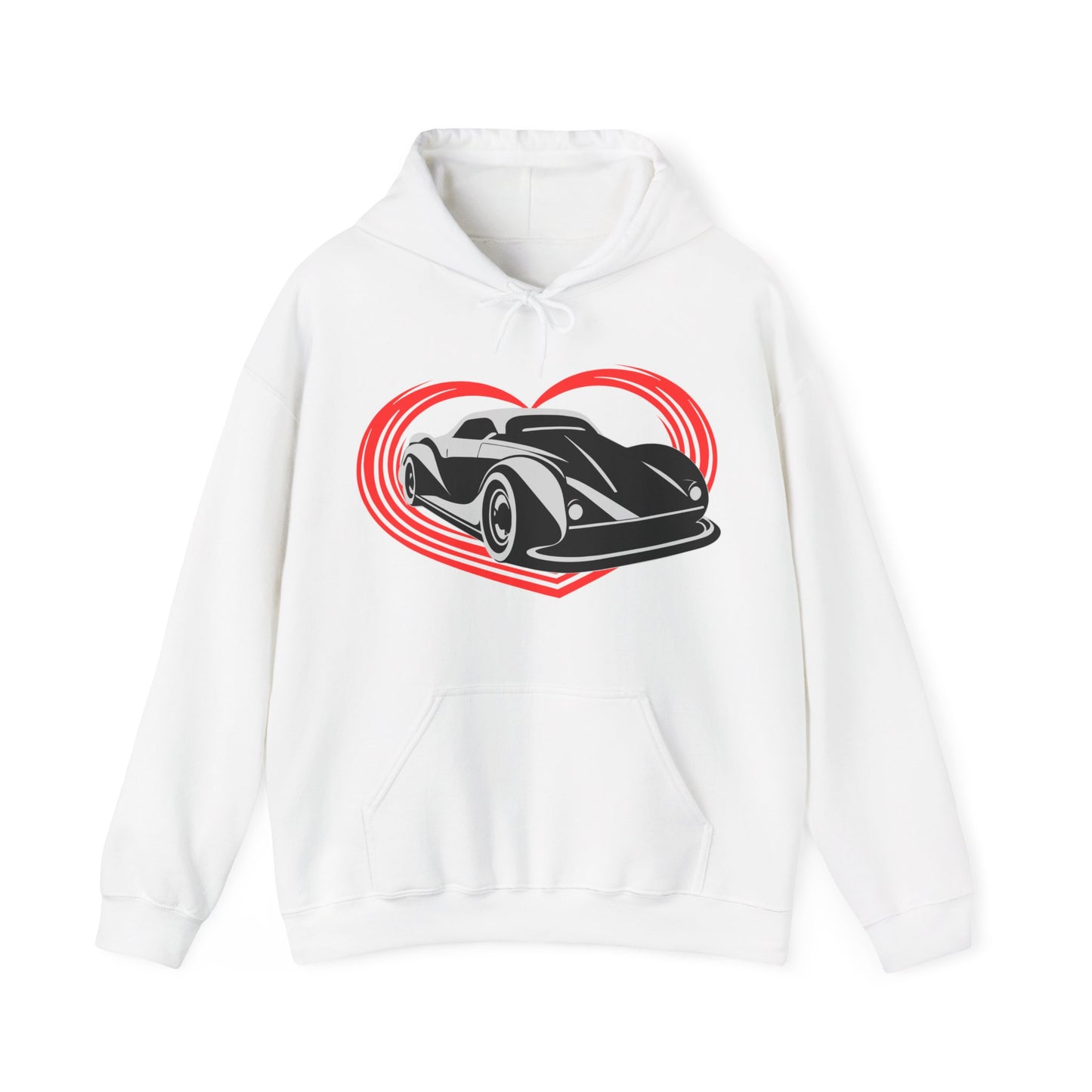 Love Car Hooded Sweatshirt - DUGO