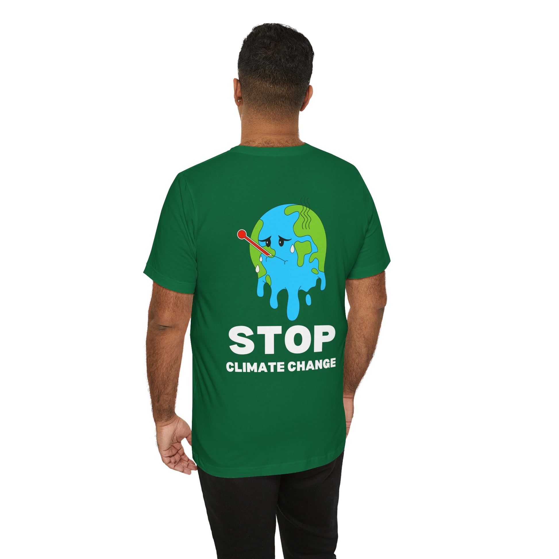 Stop Climate Change Short Sleeve Tshirt - DUGO