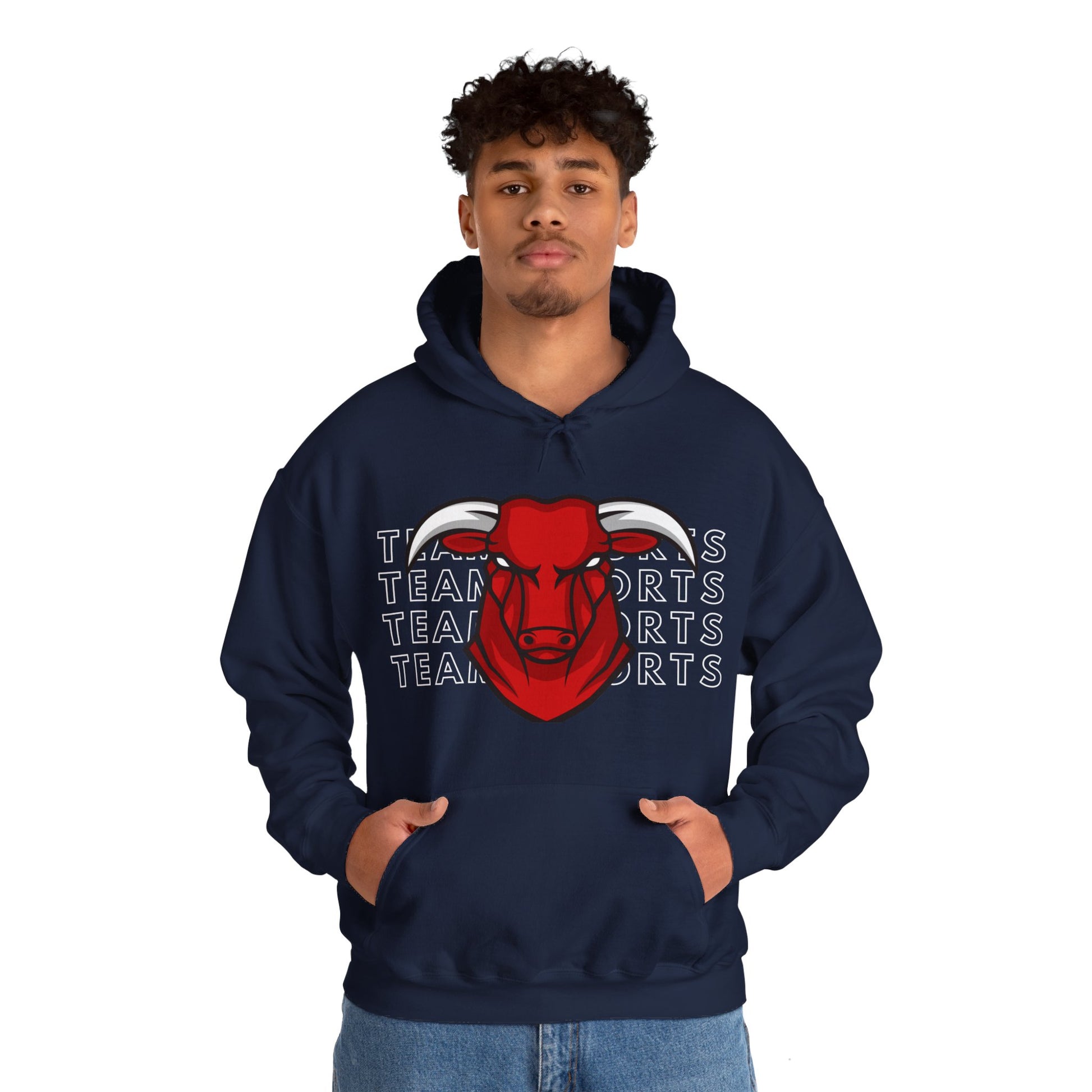 Team Sport Bullhead Hooded Sweatshirt - DUGO