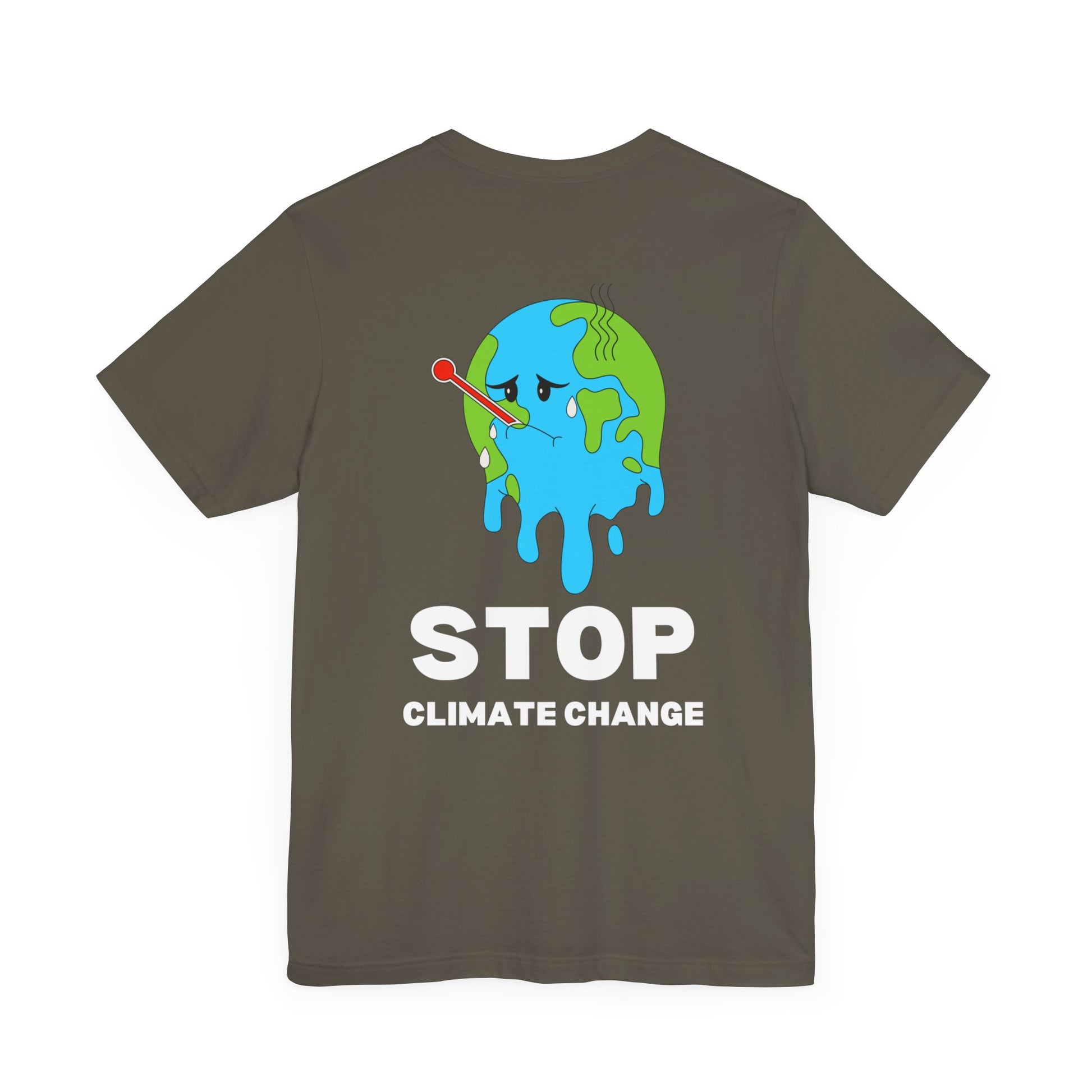 Stop Climate Change Short Sleeve Tshirt - DUGO