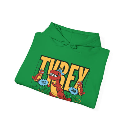 Tyrex Funny Hooded Sweatshirt - DUGO