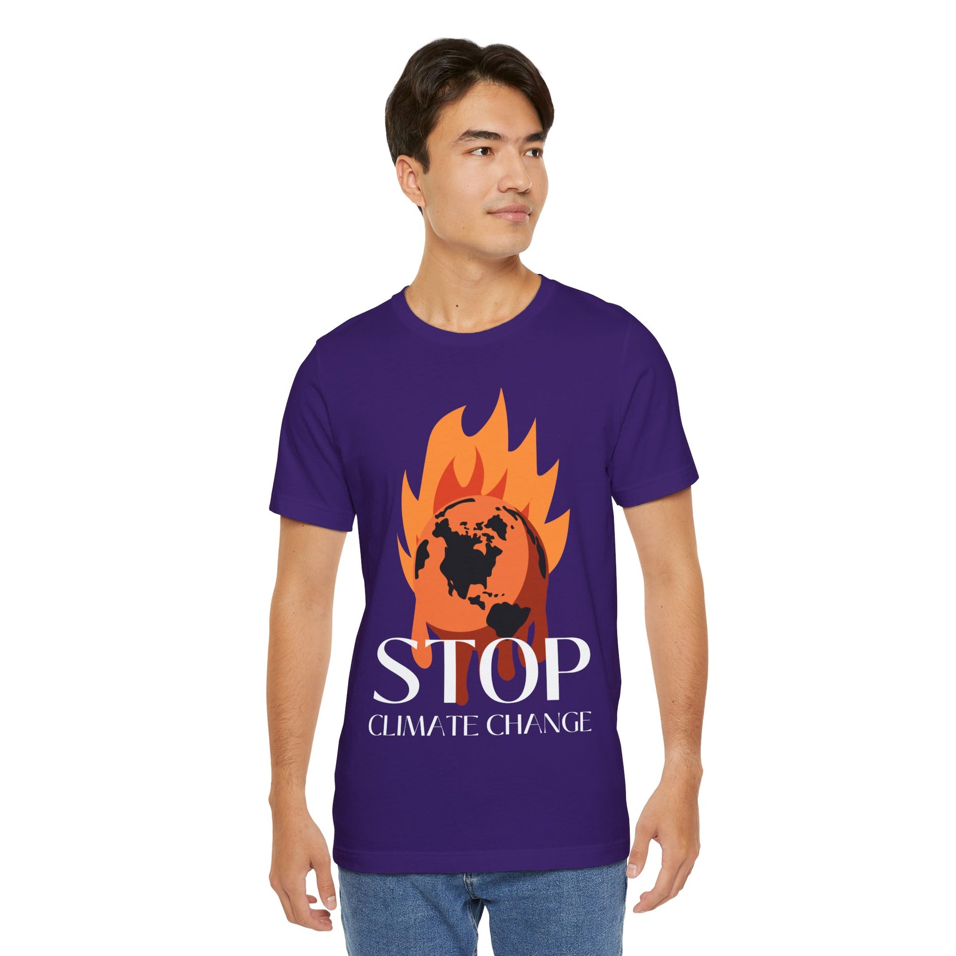 Stop Climate Change Short Sleeve Tshirt - DUGO