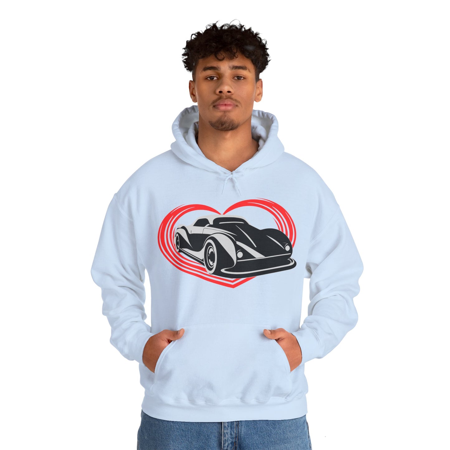 Love Car Hooded Sweatshirt - DUGO