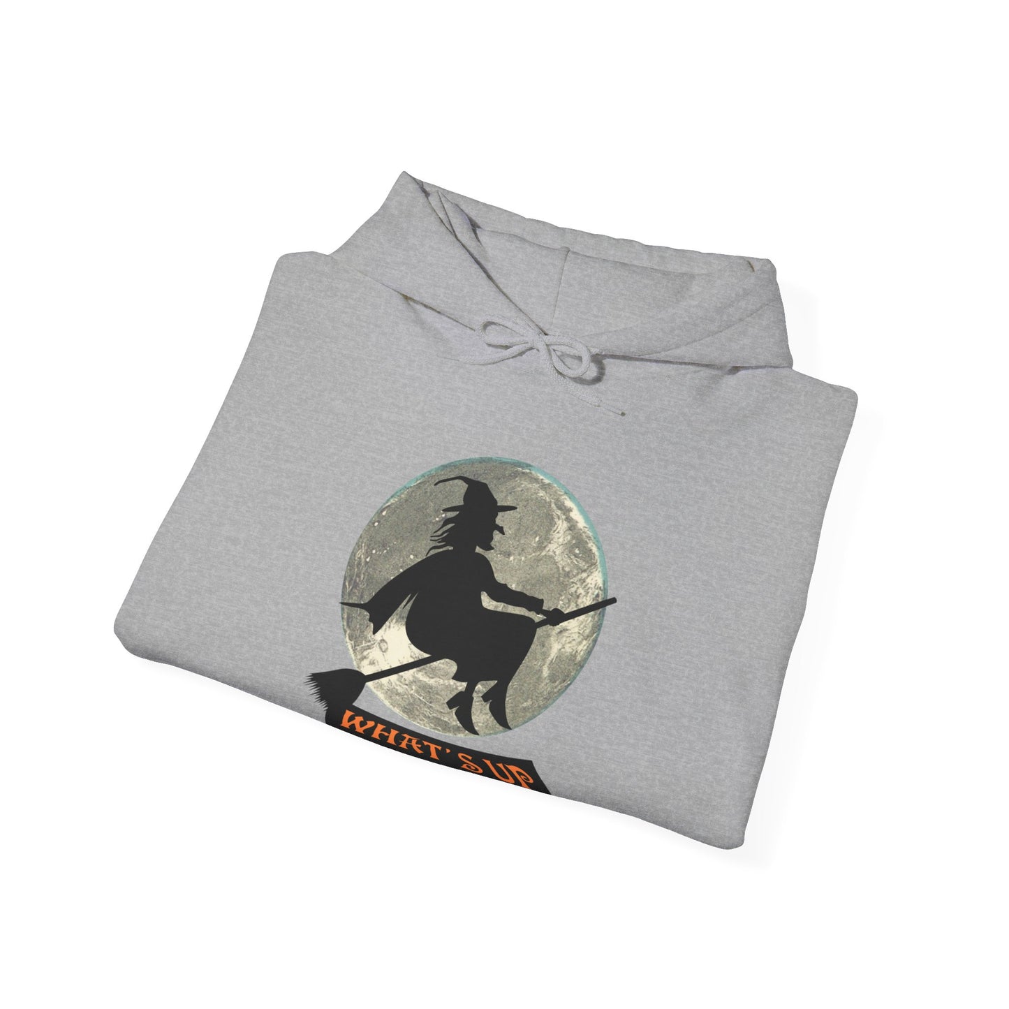 What Up Witches Hooded Sweatshirt - DUGO