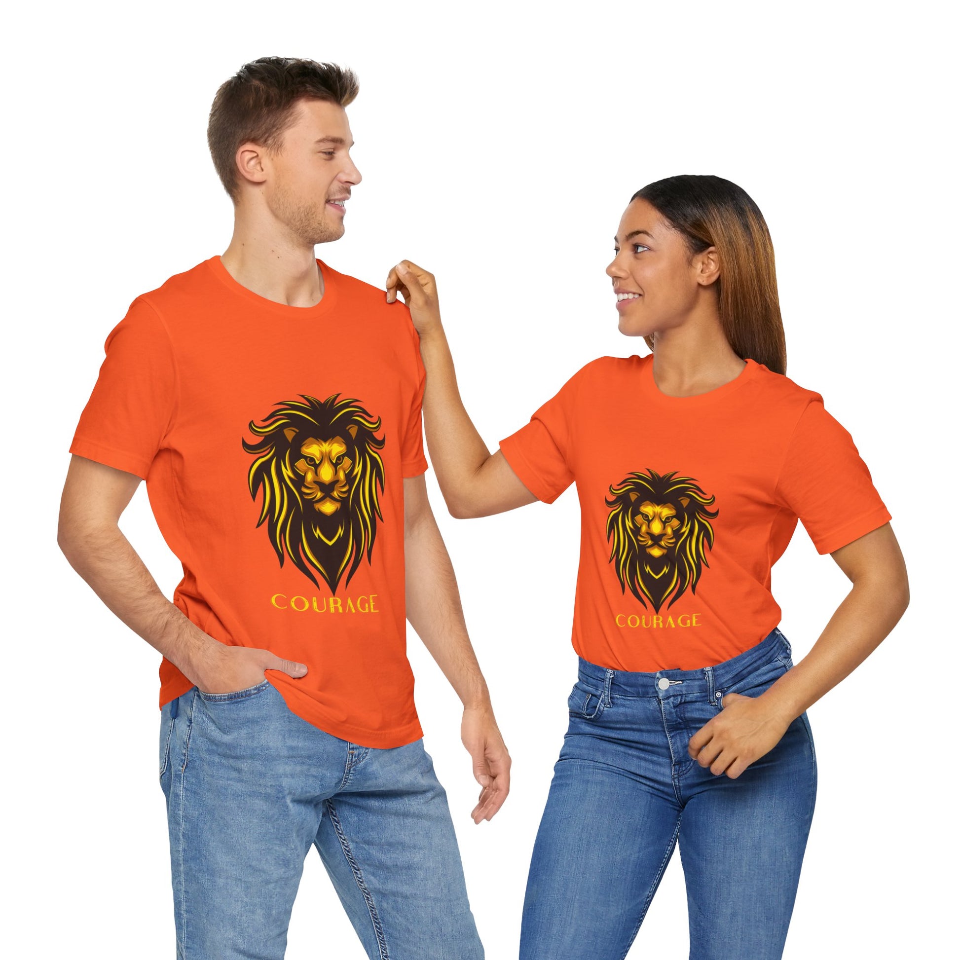 Tshirt Print Lion Fashion - DUGO