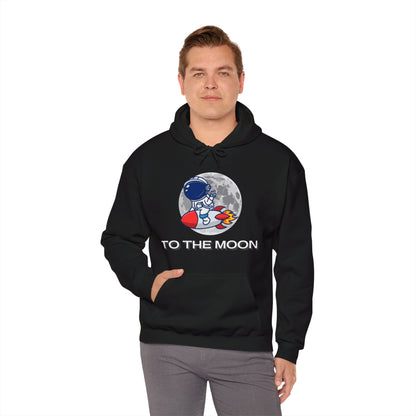 To The Moon Hooded Sweatshirt - DUGO