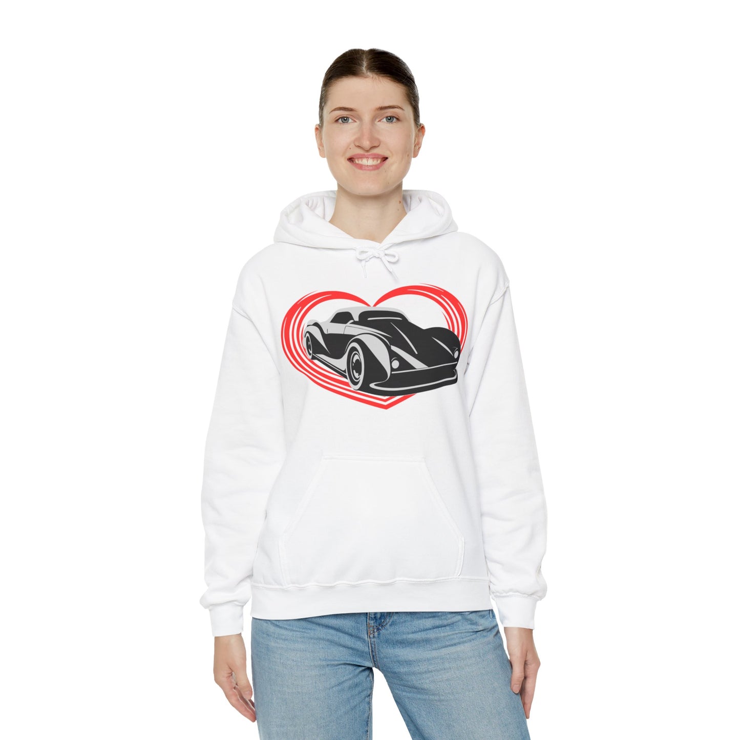 Love Car Hooded Sweatshirt - DUGO