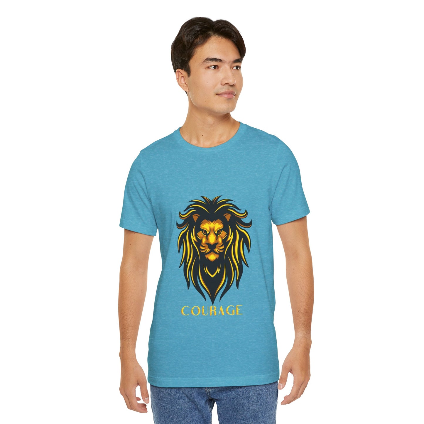 Tshirt Print Lion Fashion - DUGO