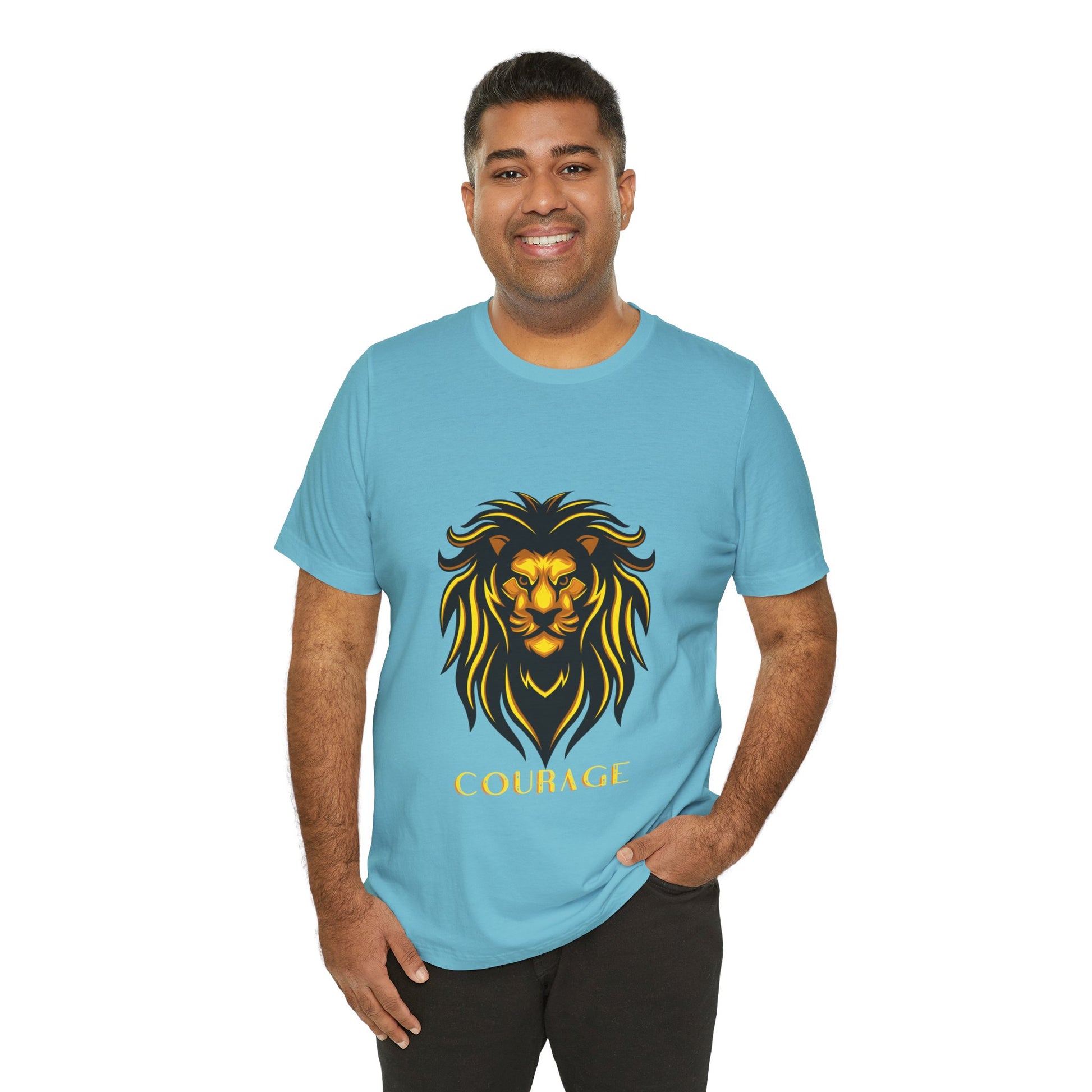 Tshirt Print Lion Fashion - DUGO