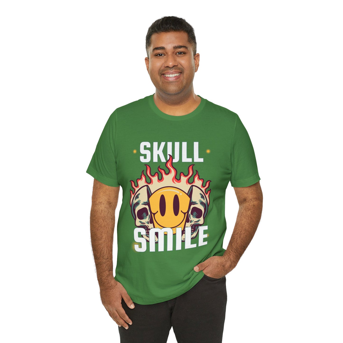 Skull Smile Short Sleeve Tshirt - DUGO