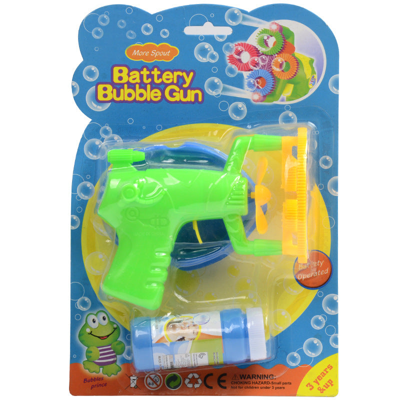 Electric Automatic Bubble Blower Maker Machine Gun