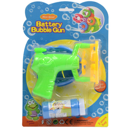 Electric Automatic Bubble Blower Maker Machine Gun