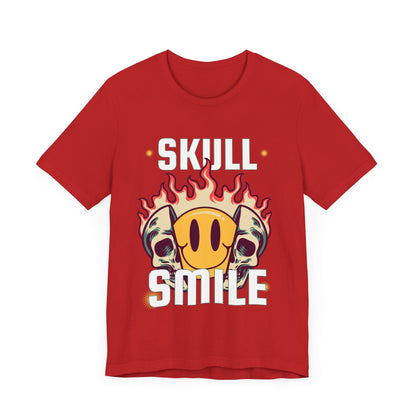 Skull Smile Short Sleeve Tshirt - DUGO