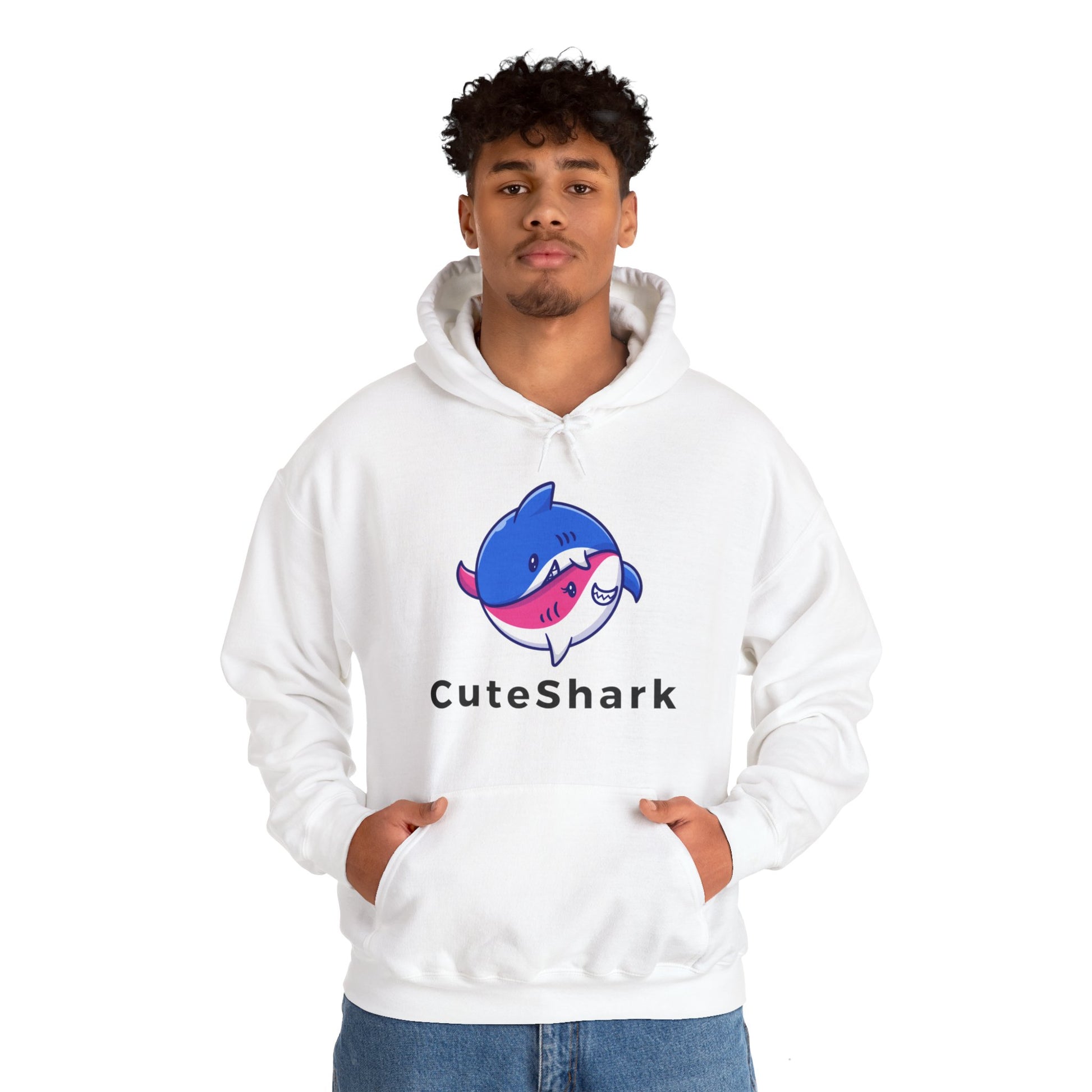 Cute Shark Hooded Sweatshirt - DUGO