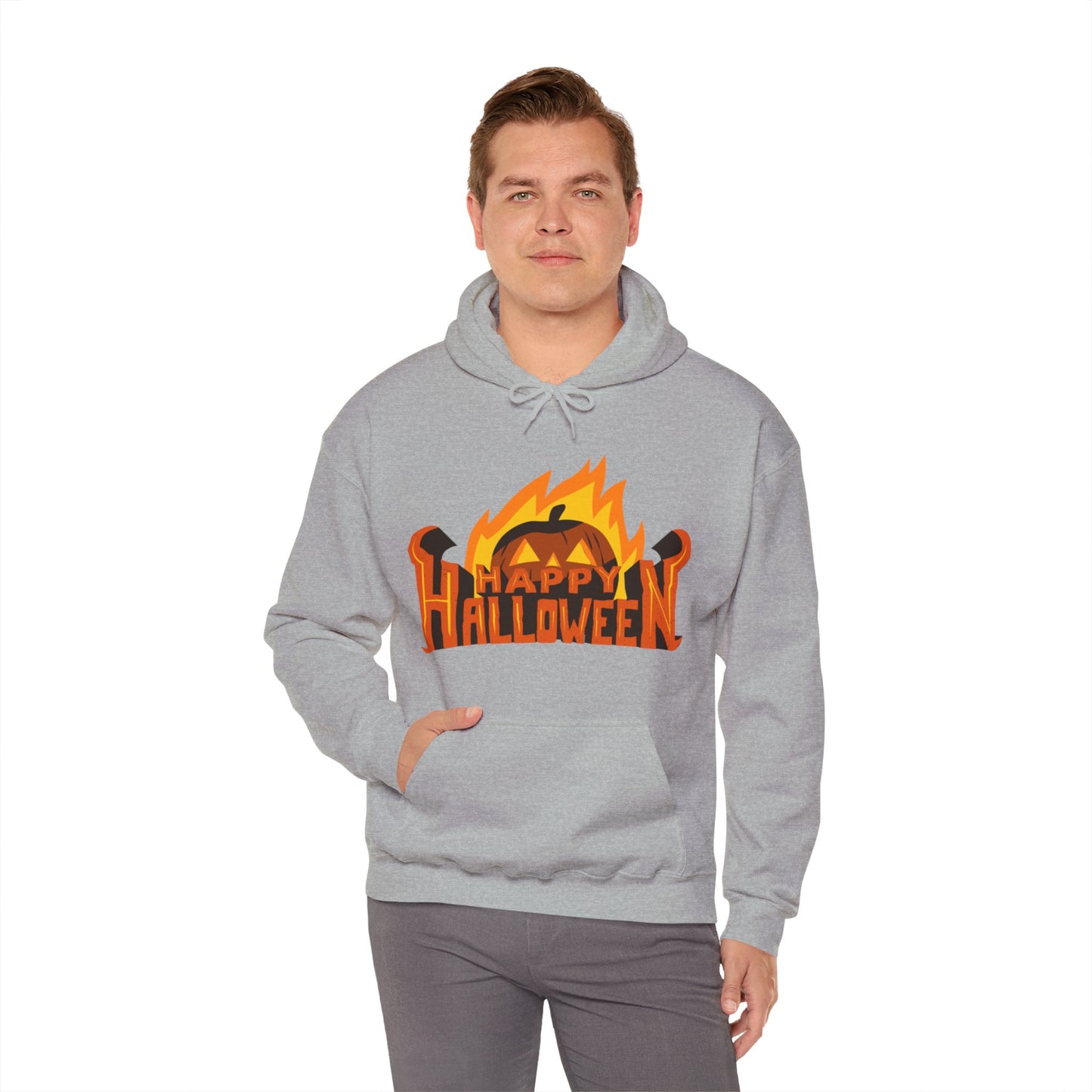 Happy Halloween Hooded Sweatshirt - DUGO