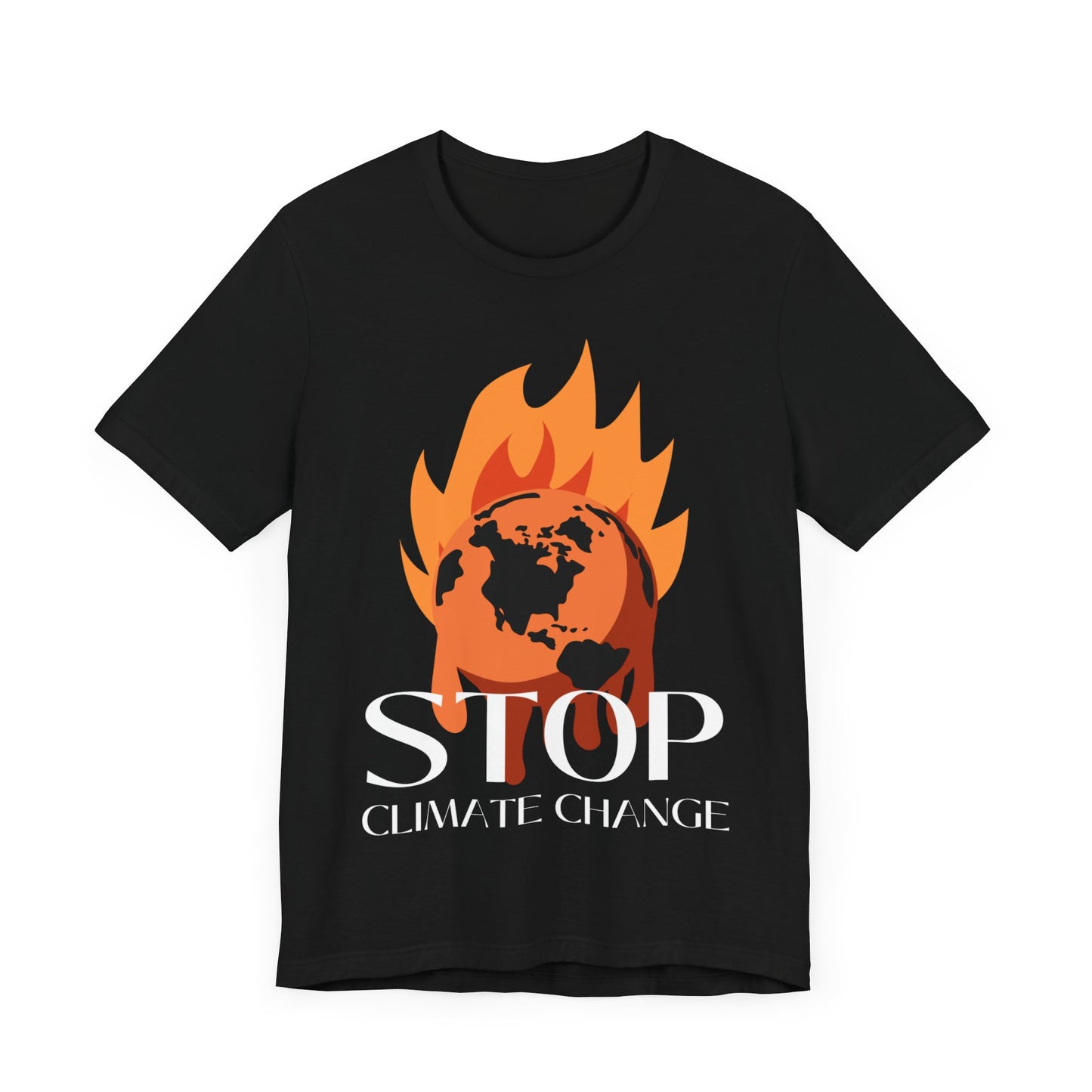 Stop Climate Change Short Sleeve Tshirt - DUGO