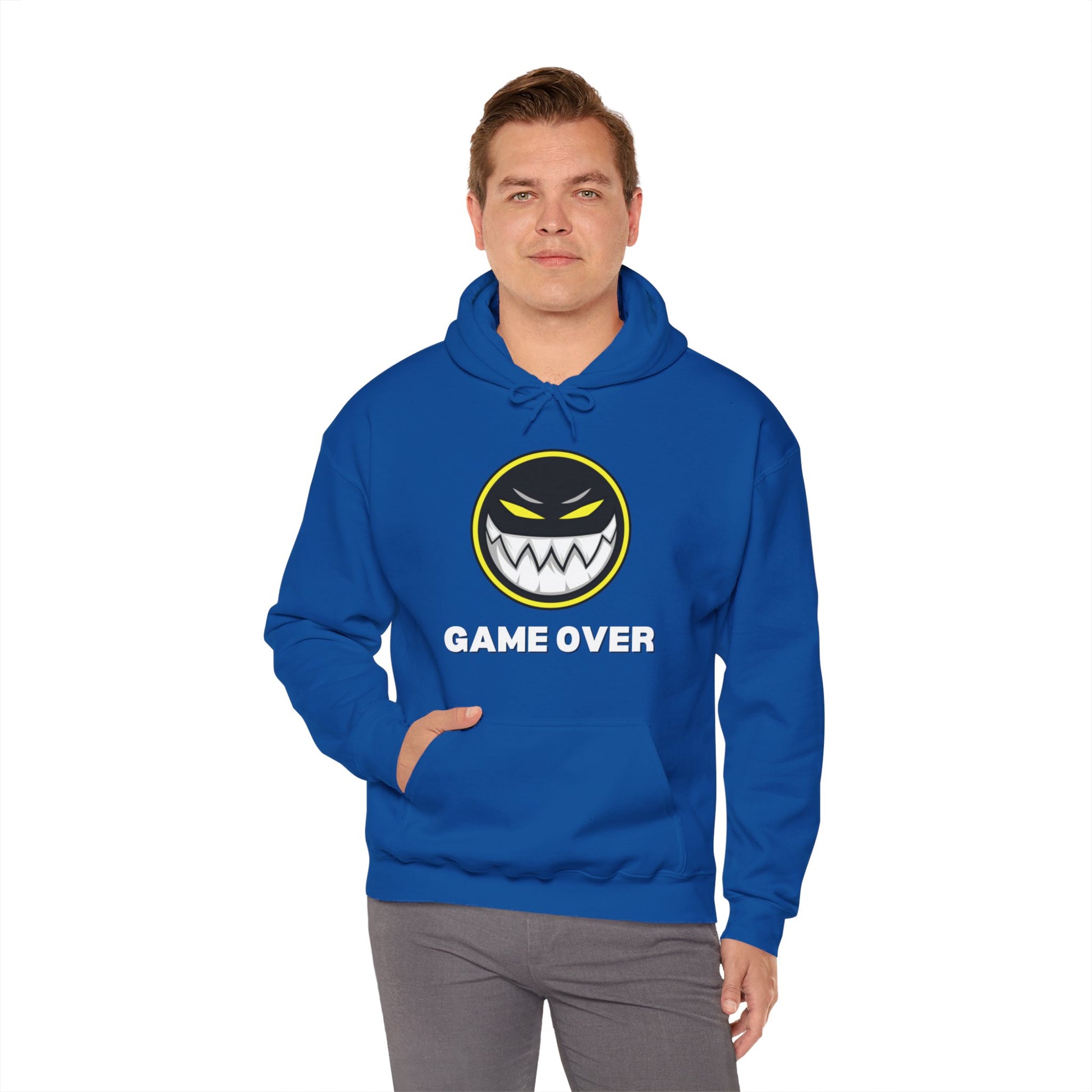 Game Over Hooded Sweatshirt Fashion - DUGO