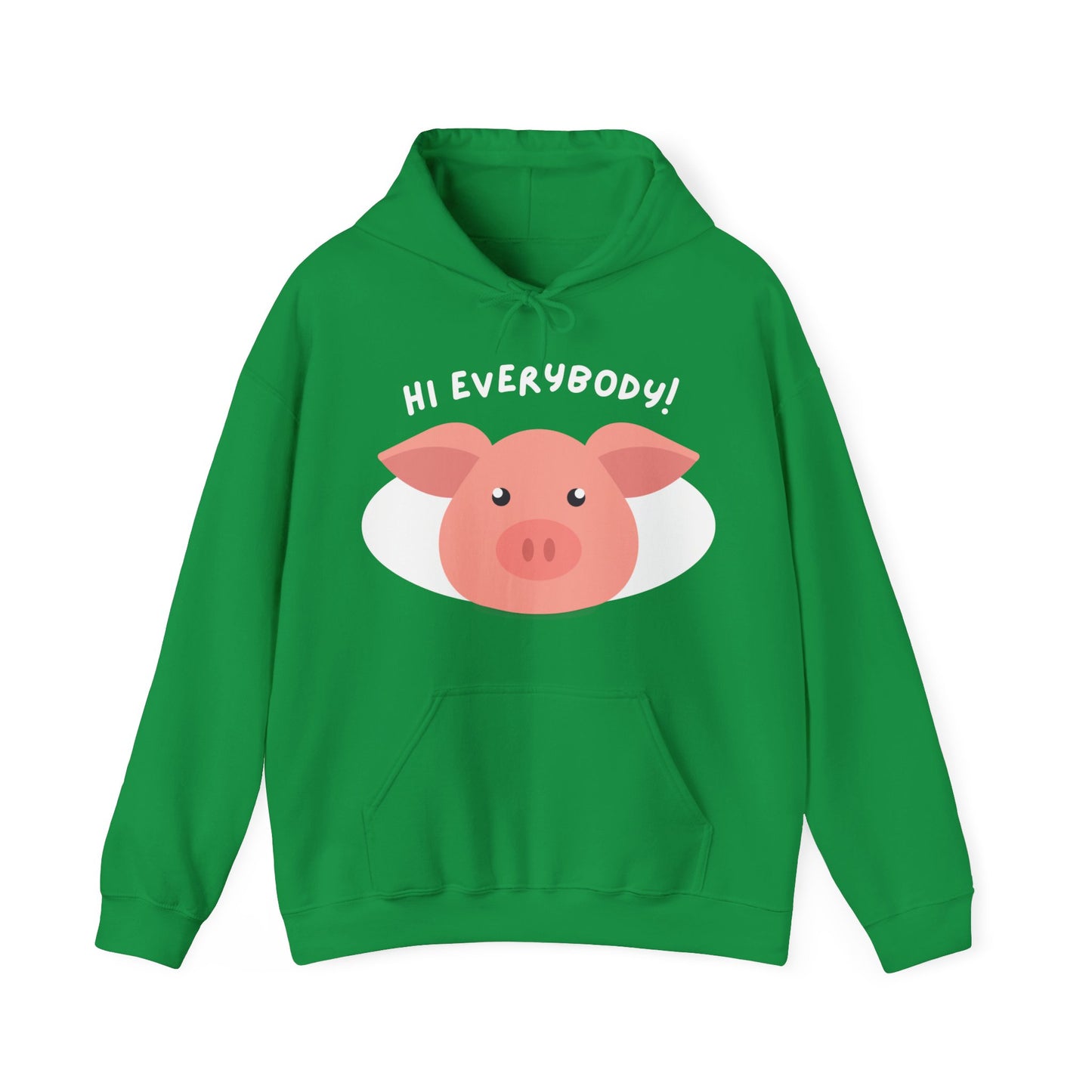 Hi Every Body Hooded Sweatshirt - DUGO