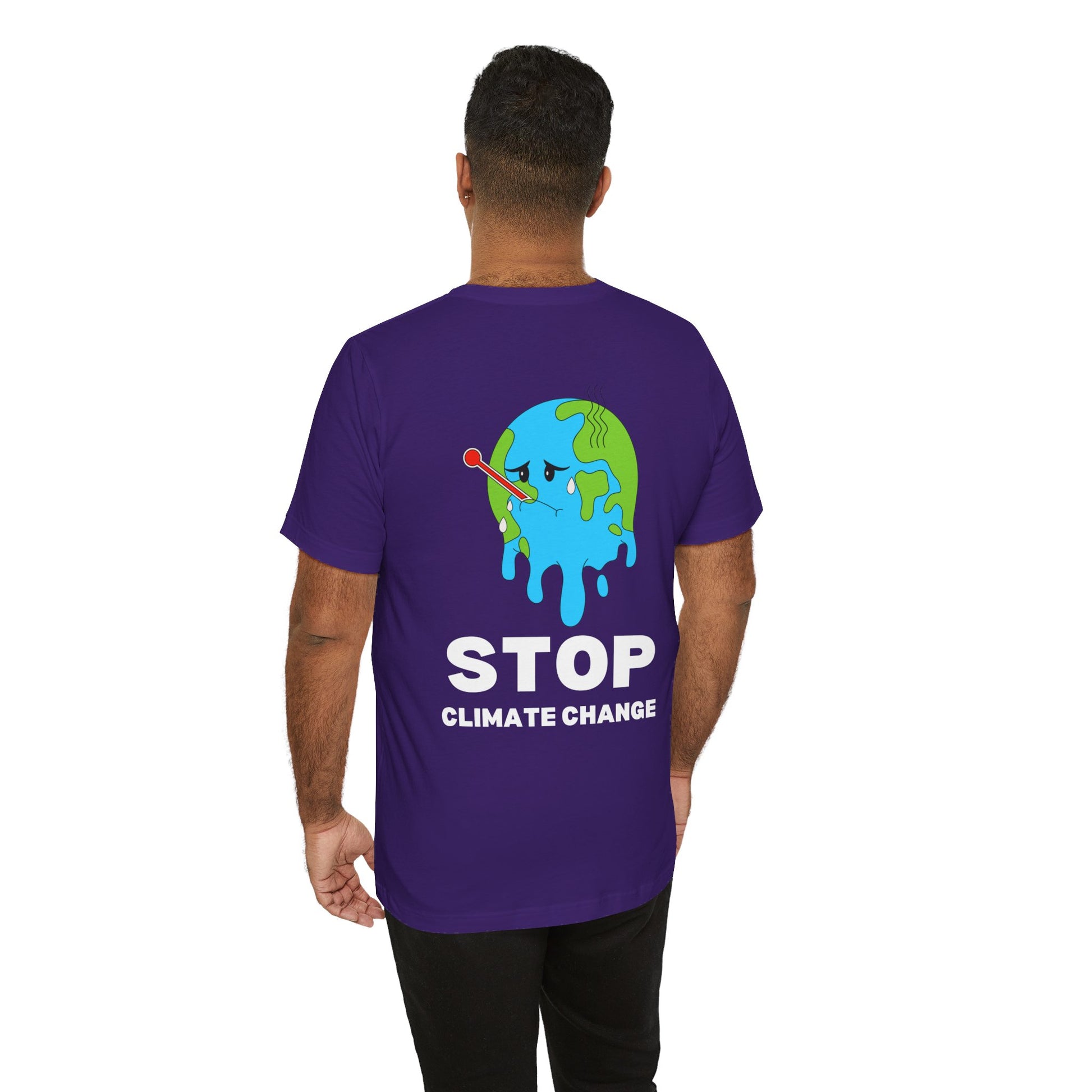 Stop Climate Change Short Sleeve Tshirt - DUGO