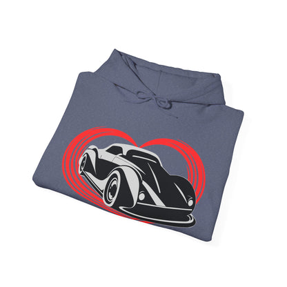 Love Car Hooded Sweatshirt - DUGO