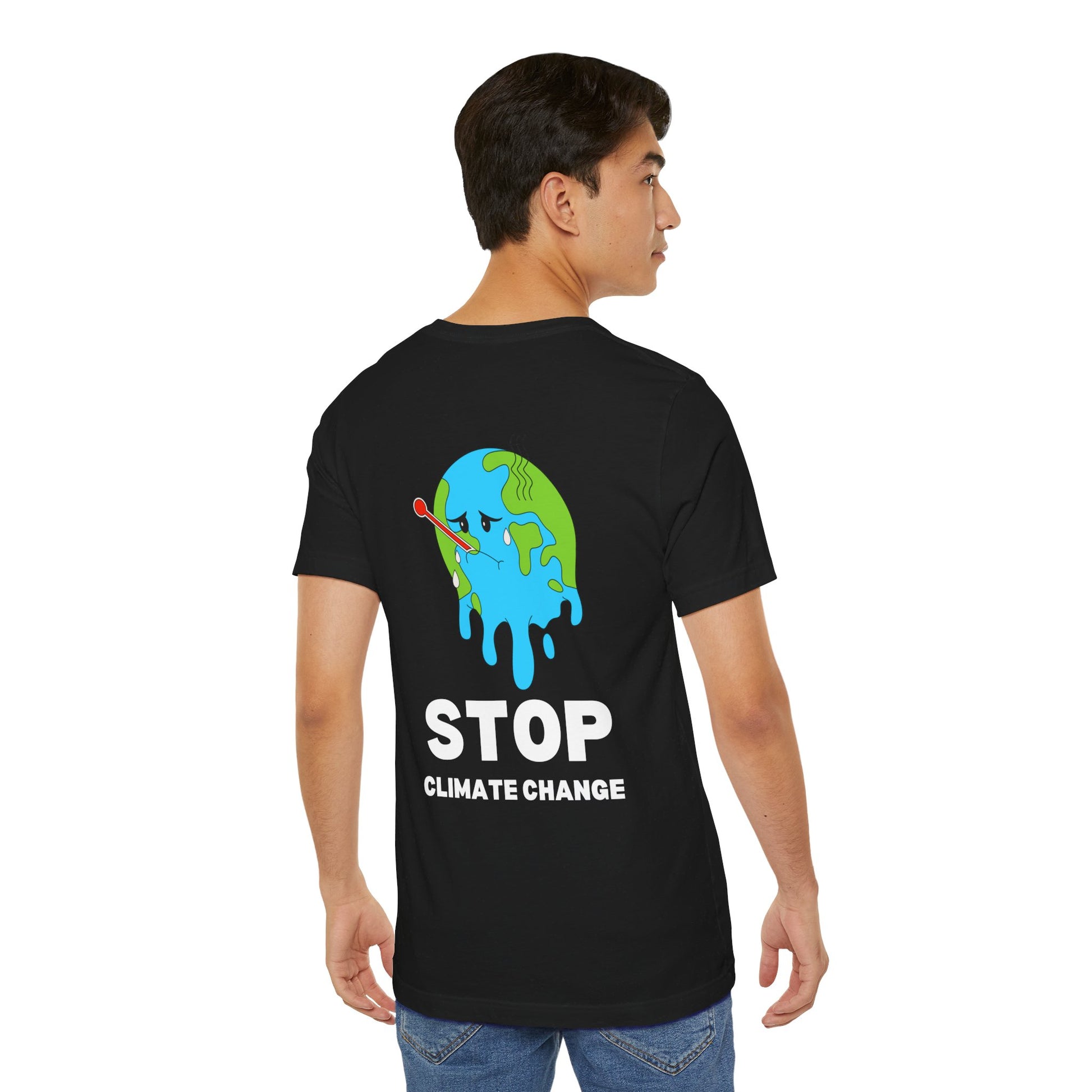 Stop Climate Change Short Sleeve Tshirt - DUGO