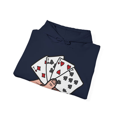 Poker Hooded Sweatshirt Fashion - DUGO