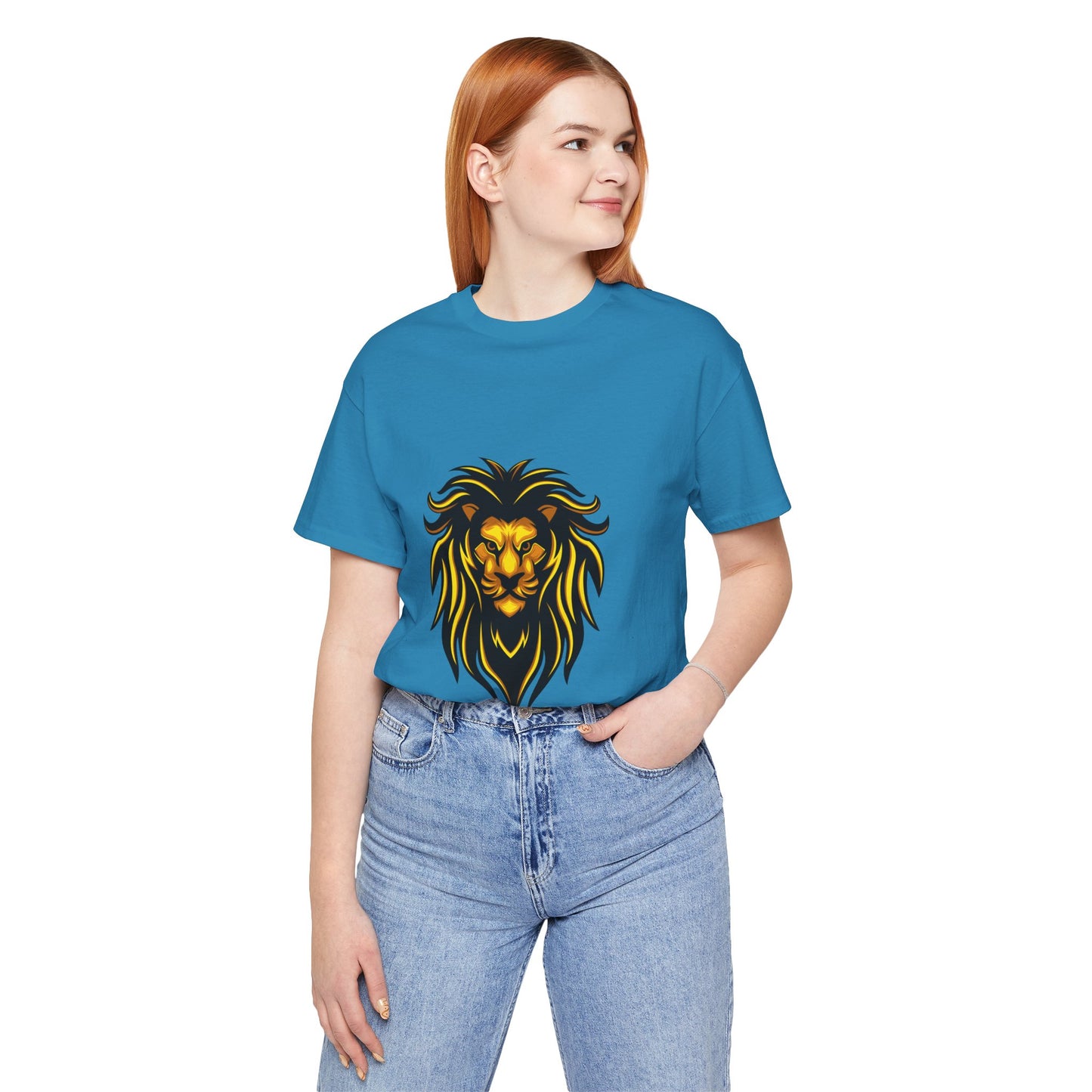 Tshirt Print Lion Fashion - DUGO