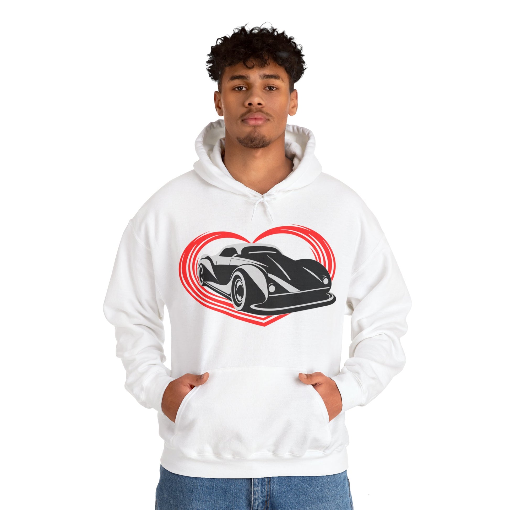 Love Car Hooded Sweatshirt - DUGO