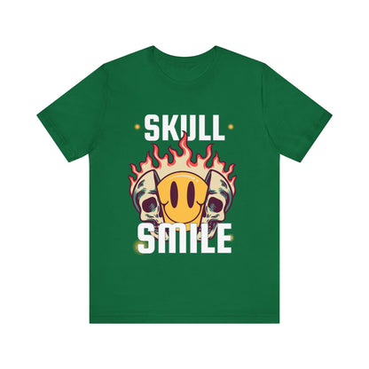 Skull Smile Short Sleeve Tshirt - DUGO