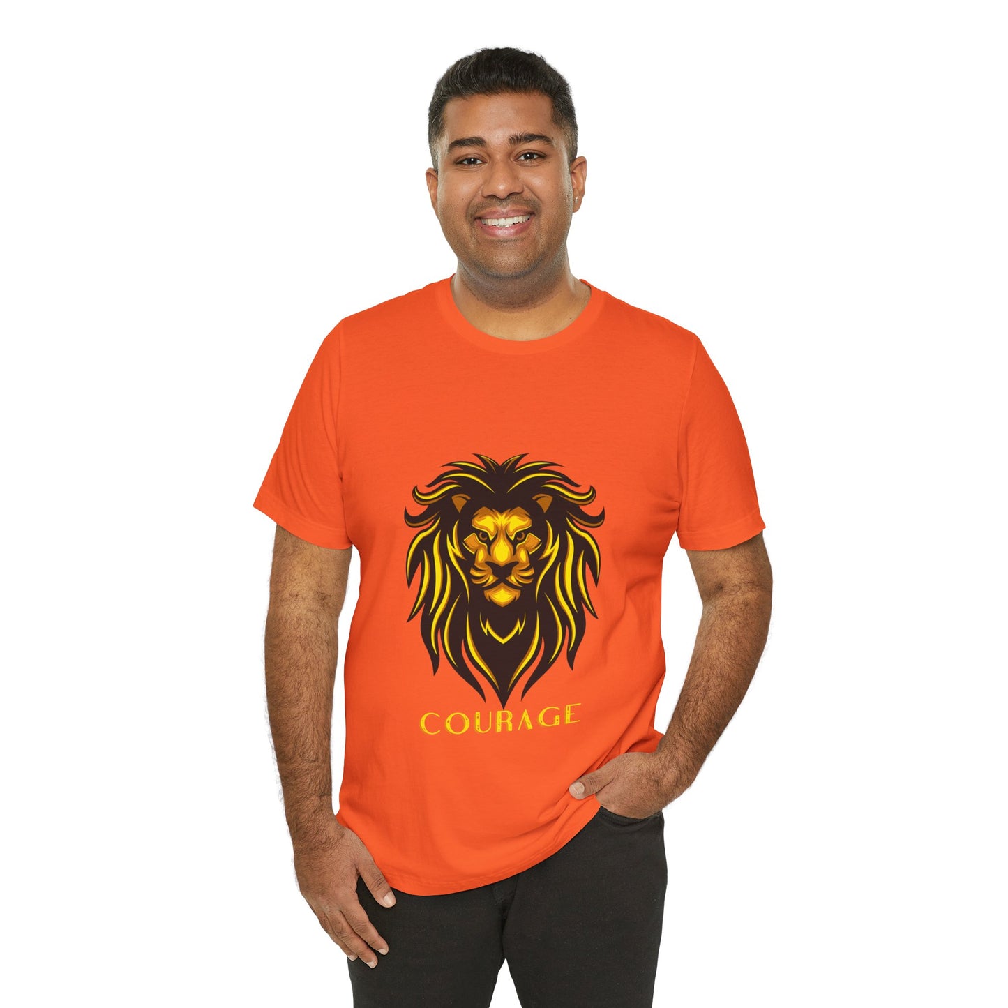 Tshirt Print Lion Fashion - DUGO