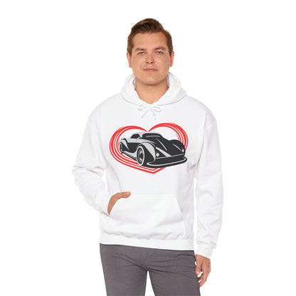 Love Car Hooded Sweatshirt - DUGO