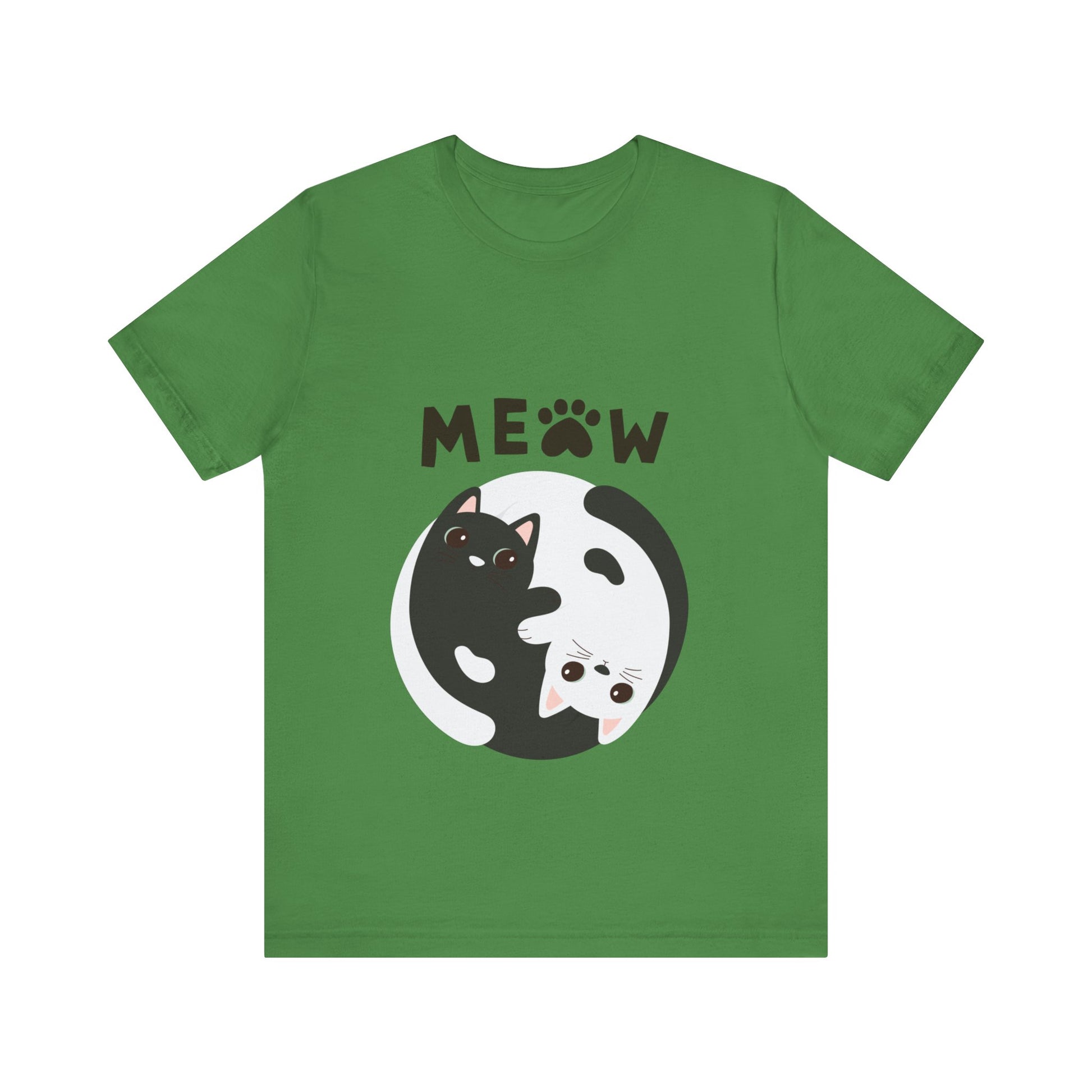 Meow Cat Short Sleeve Tshirt Fashion - DUGO