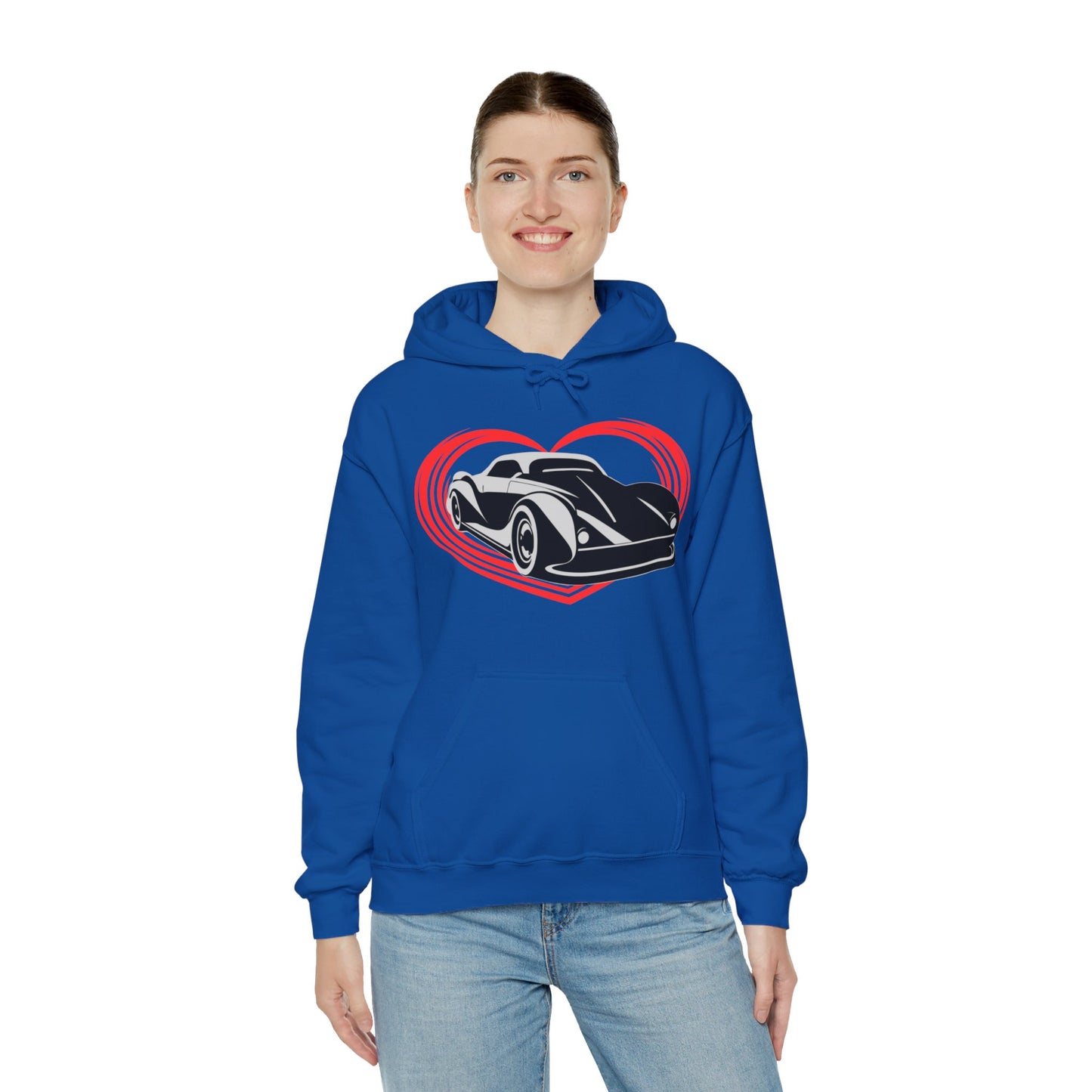 Love Car Hooded Sweatshirt - DUGO