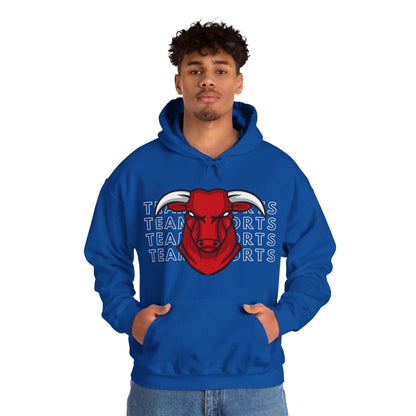 Team Sport Bullhead Hooded Sweatshirt - DUGO