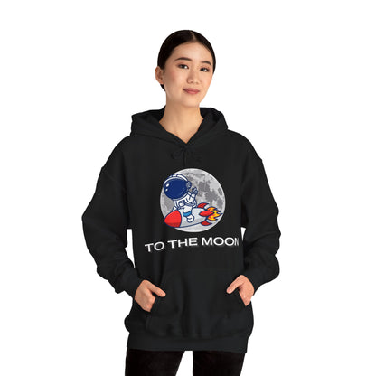 To The Moon Hooded Sweatshirt - DUGO