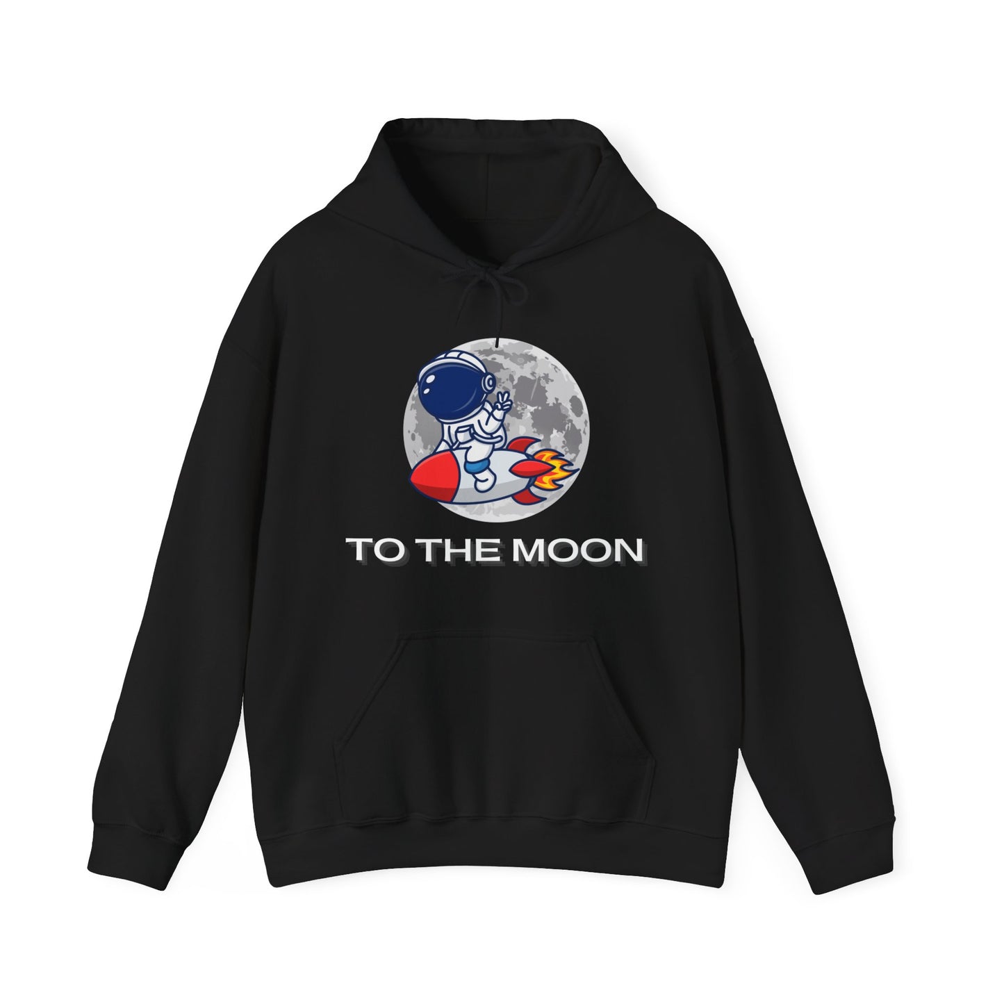 To The Moon Hooded Sweatshirt - DUGO