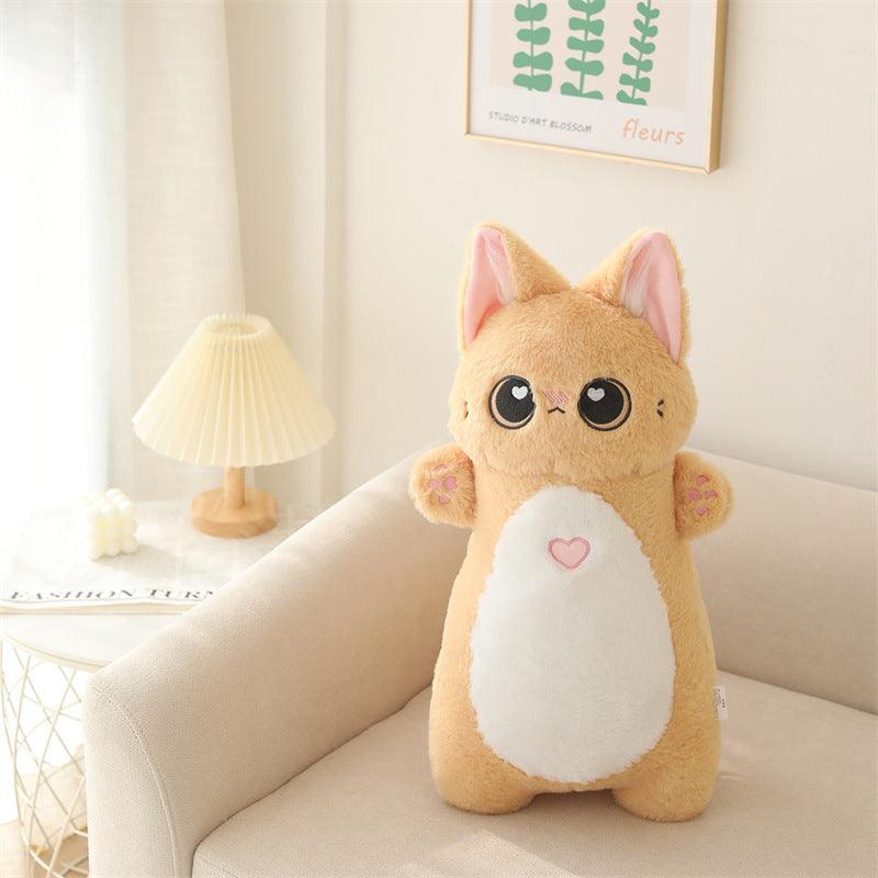 Cat Doll Long Pillow Cute