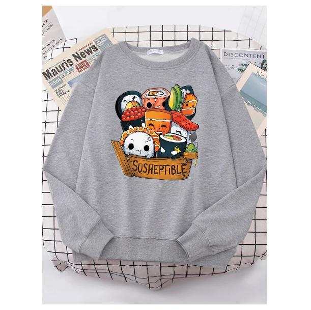 Kawaii Delicious Food Sushi Babys Women Sweatshirt Fashion