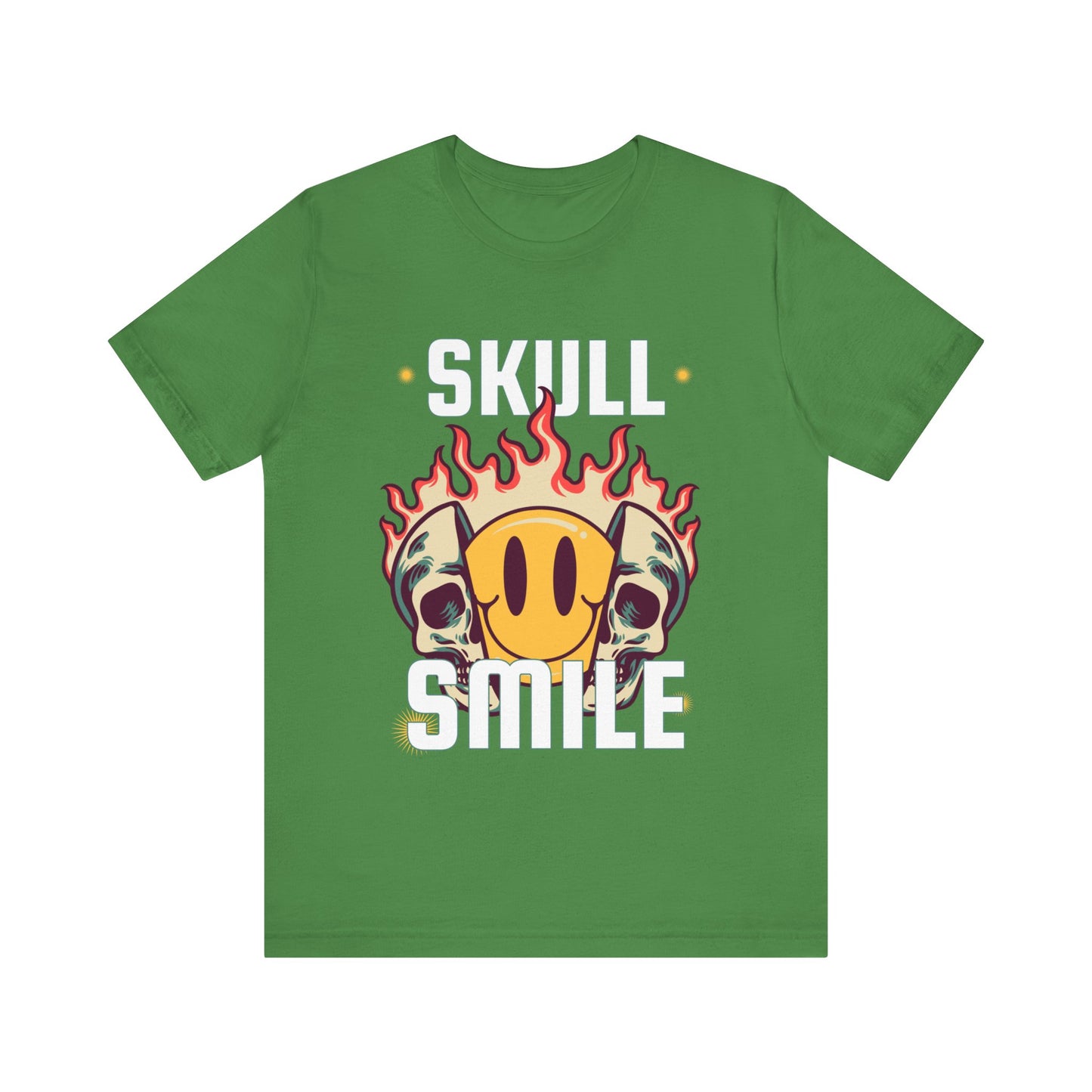 Skull Smile Short Sleeve Tshirt - DUGO