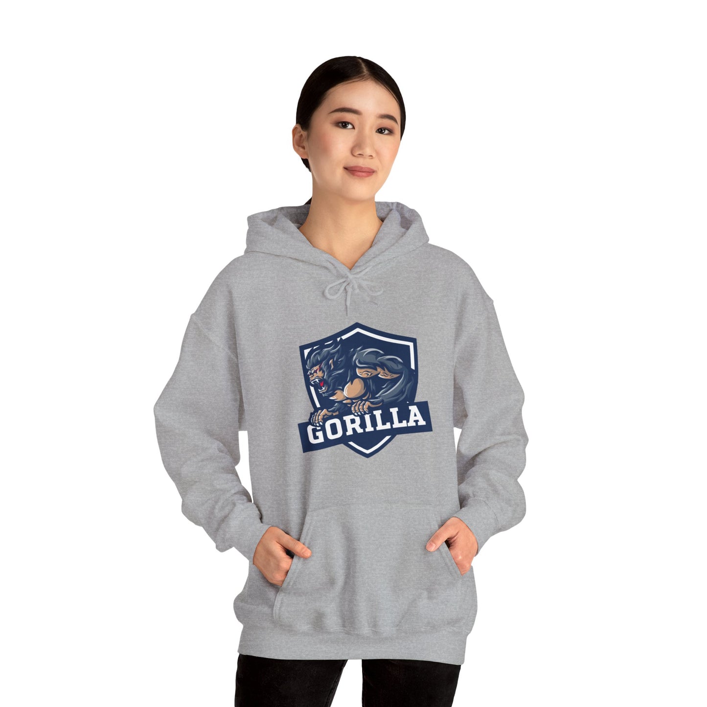 Gorilla Hooded Sweatshirt Fashion - DUGO