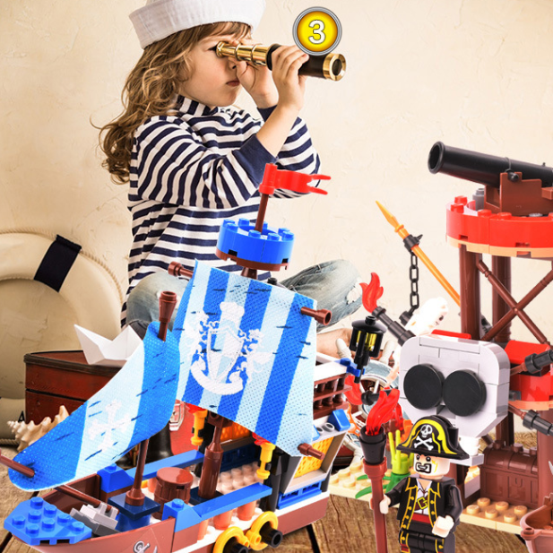 Goody Building Block Pirate