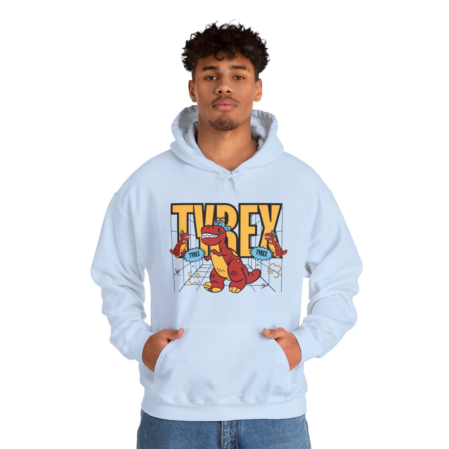 Tyrex Funny Hooded Sweatshirt - DUGO