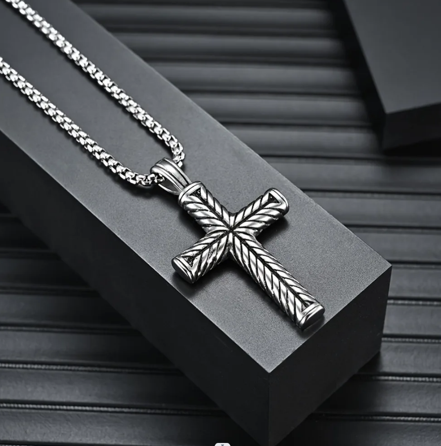 Men Trendy Stainless Steel Necklace Fashion Accessories - DUGO