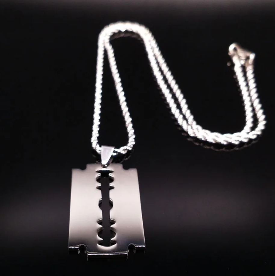 Fashion Stainless Steel Blade Necklaces