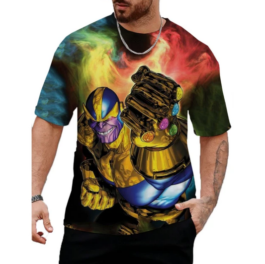 Marvel Thanos Print Tshirts For Mens