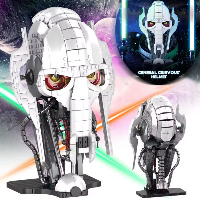 Grievous Helmet Building Blocks Bricks Helmet Assembling Toys For Children