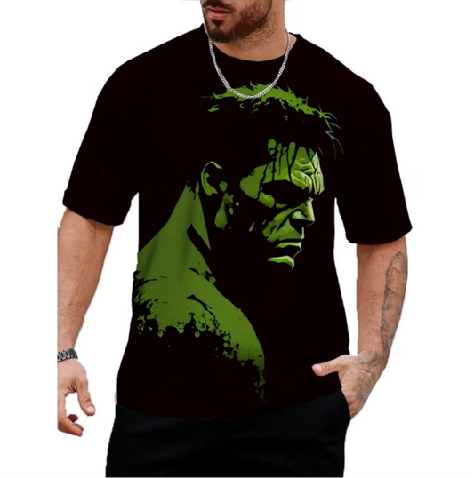 Marvel Hulk Print Tshirt For Men Summer