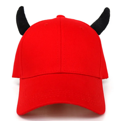 Hat Men Horned Devil Earwarmers Spring Fall Fashion